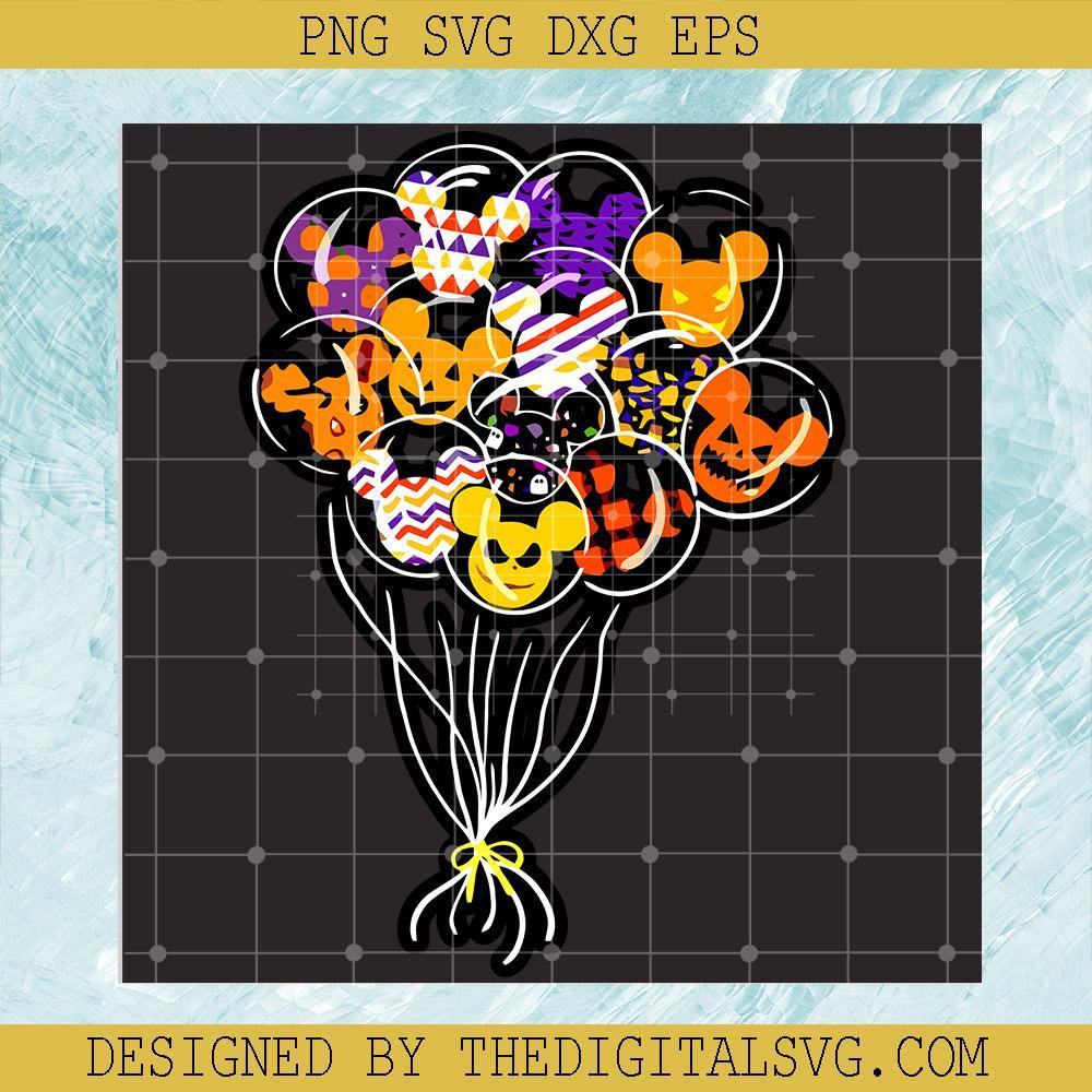 #Boo To You SVG, Halloween SVG,Disney Mickey Balloon SVG, Balloon Characters Disney Halloween SVG - TheDigitalSVG