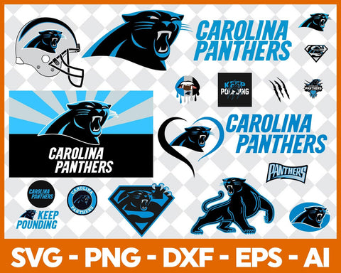 Carolina Panthers Bundle Svg, Carolina Panthers Svg, Carolina Panthers Logo Svg, NFC Teams Svg, NFL Svg, Bundle Svg