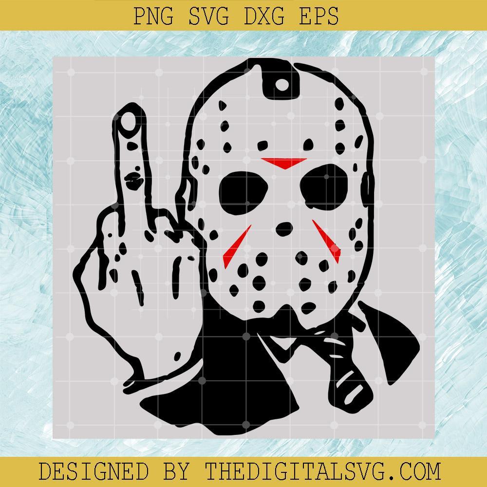 Jason mask with flower SVG, Jason Voorhees SVG, Halloween SVG