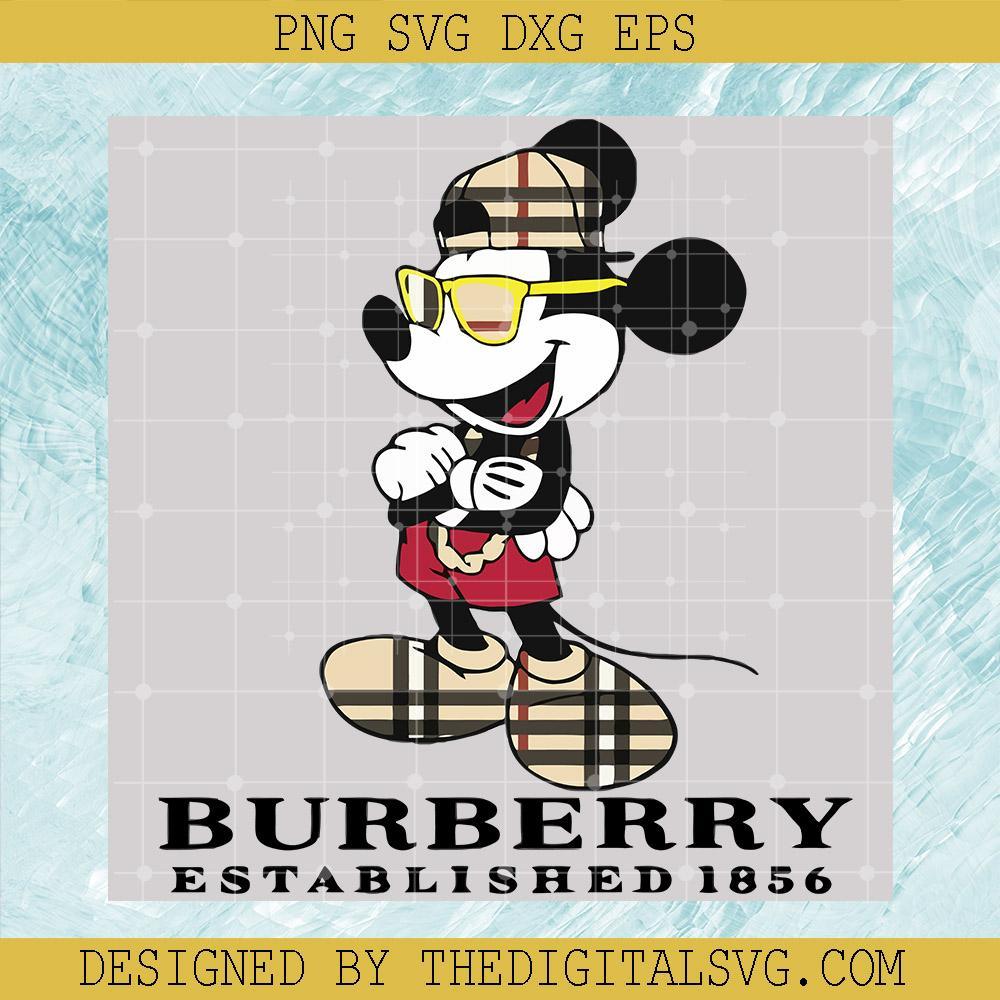Cool Mickey Mouse Burberry Svg, Burberry Established 1856 Svg, Burberry Svg, Disney Mickey Mouse Svg, Disney Svg - TheDigitalSVG
