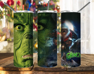 Christmas Characters The Grinch Quotes Tumbler PNG 