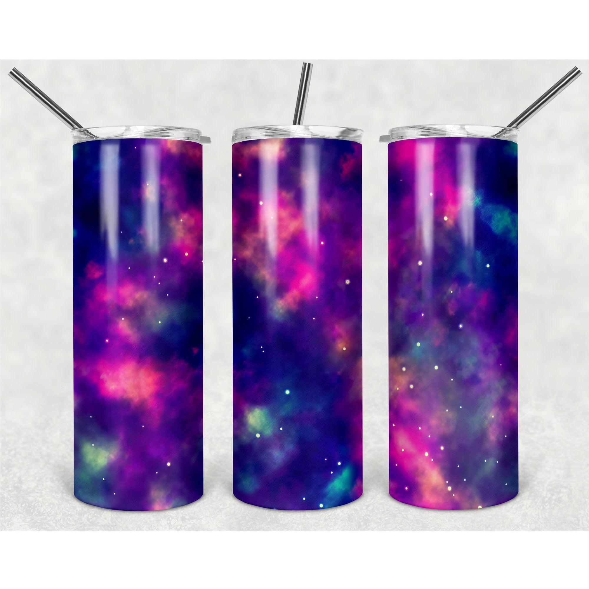 Purple Galaxy Sky Pattern With Many Stars PNG, 20oz Skinny Tumbler Design, Sublimation Designs PNG File - TheDigitalSVG