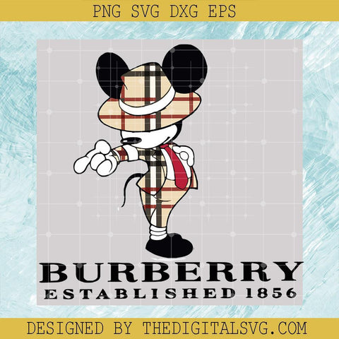 Michael Jackson Mickey Mouse Burberry Svg, Burberry Established 1856 Svg, Burberry Svg, Disney Mickey Mouse Svg, Disney Svg - TheDigitalSVG