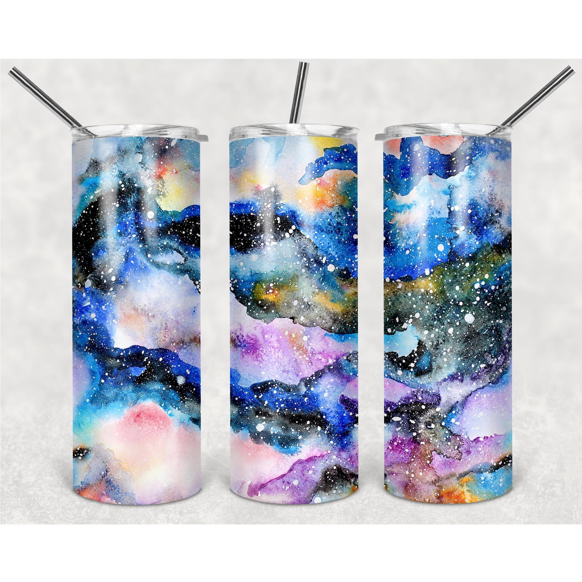 Starry Night Sky Texture PNG, 20oz Skinny Tumbler Design, Sublimation Designs PNG File, Full Tumbler Wrap PNG Digital File - TheDigitalSVG