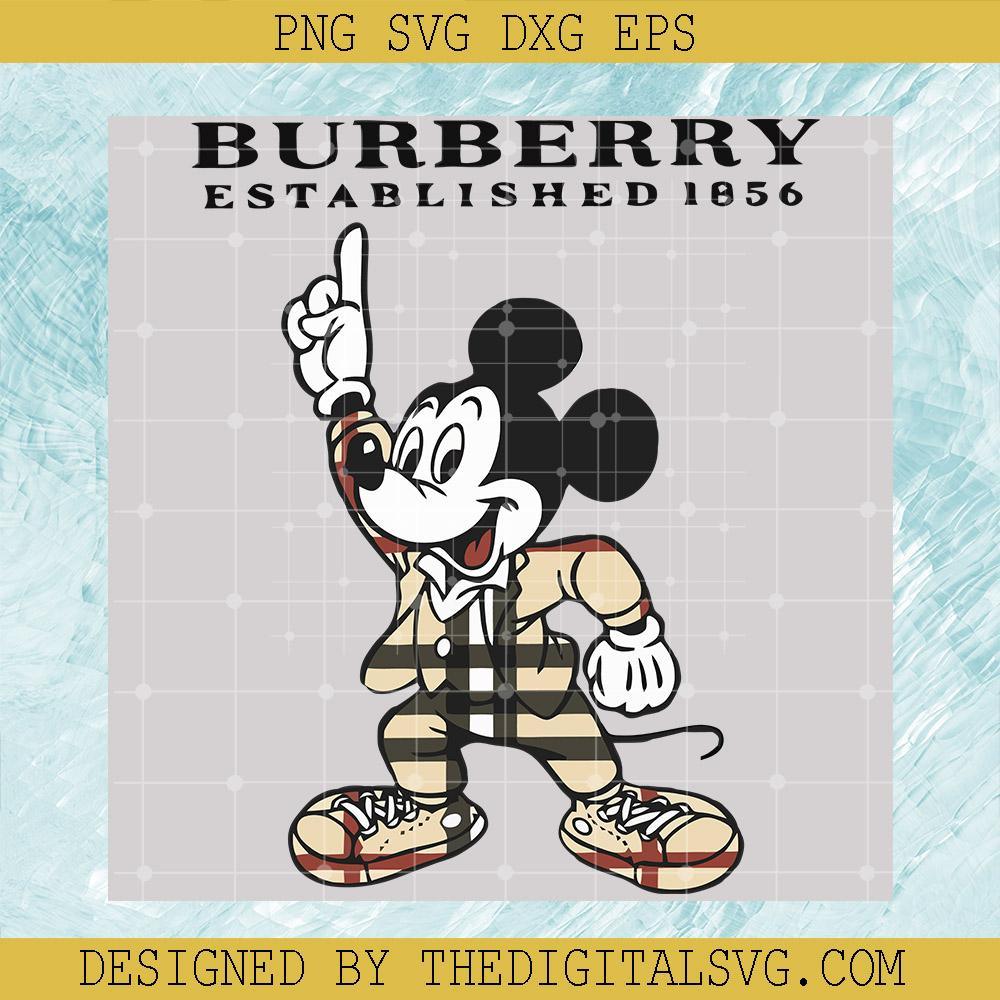 Disney Mickey Burberry Svg, Burberry Established 1856 Svg, Burberry Svg, Disney Mickey Mouse Svg, Disney Svg - TheDigitalSVG