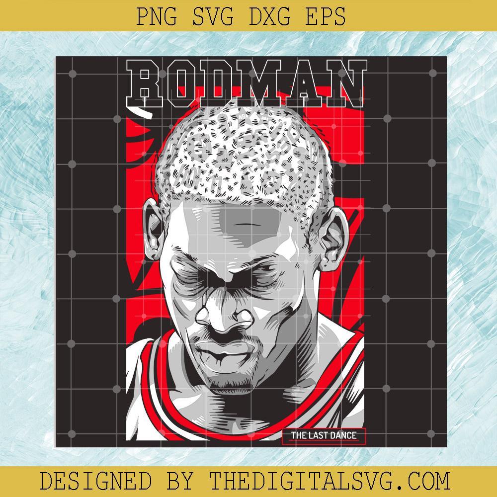 #Rodman NBA SVG, The Last Dance SVG, NBA SVG - TheDigitalSVG