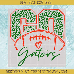 Go Gators SVG, Football SVG, Go Gators Leopard SVG, Gators SVG