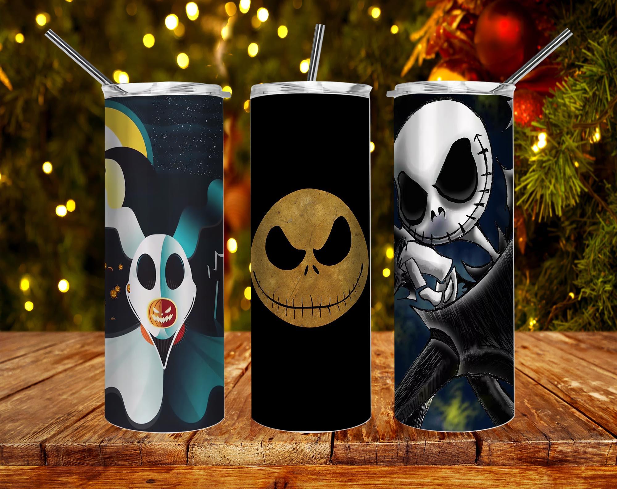 Halloween Cosplay Jack Nightmare Before Christmas PNG, 20oz Skinny Tumbler Design, Sublimation Designs PNG File - TheDigitalSVG