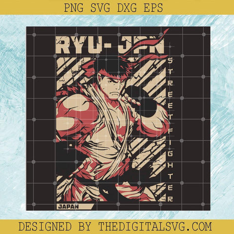 #Ryu JPN SVG, Street Fighter SVG, Ryu-JPN Japan SVG - TheDigitalSVG