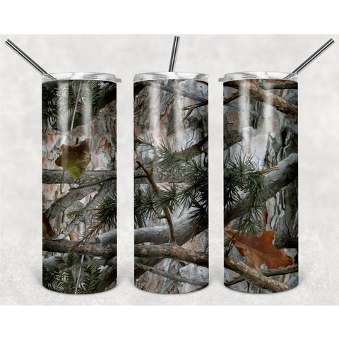 Rainy Day Forest Texture PNG, 20oz Skinny Tumbler Design, Sublimation Designs PNG File - TheDigitalSVG