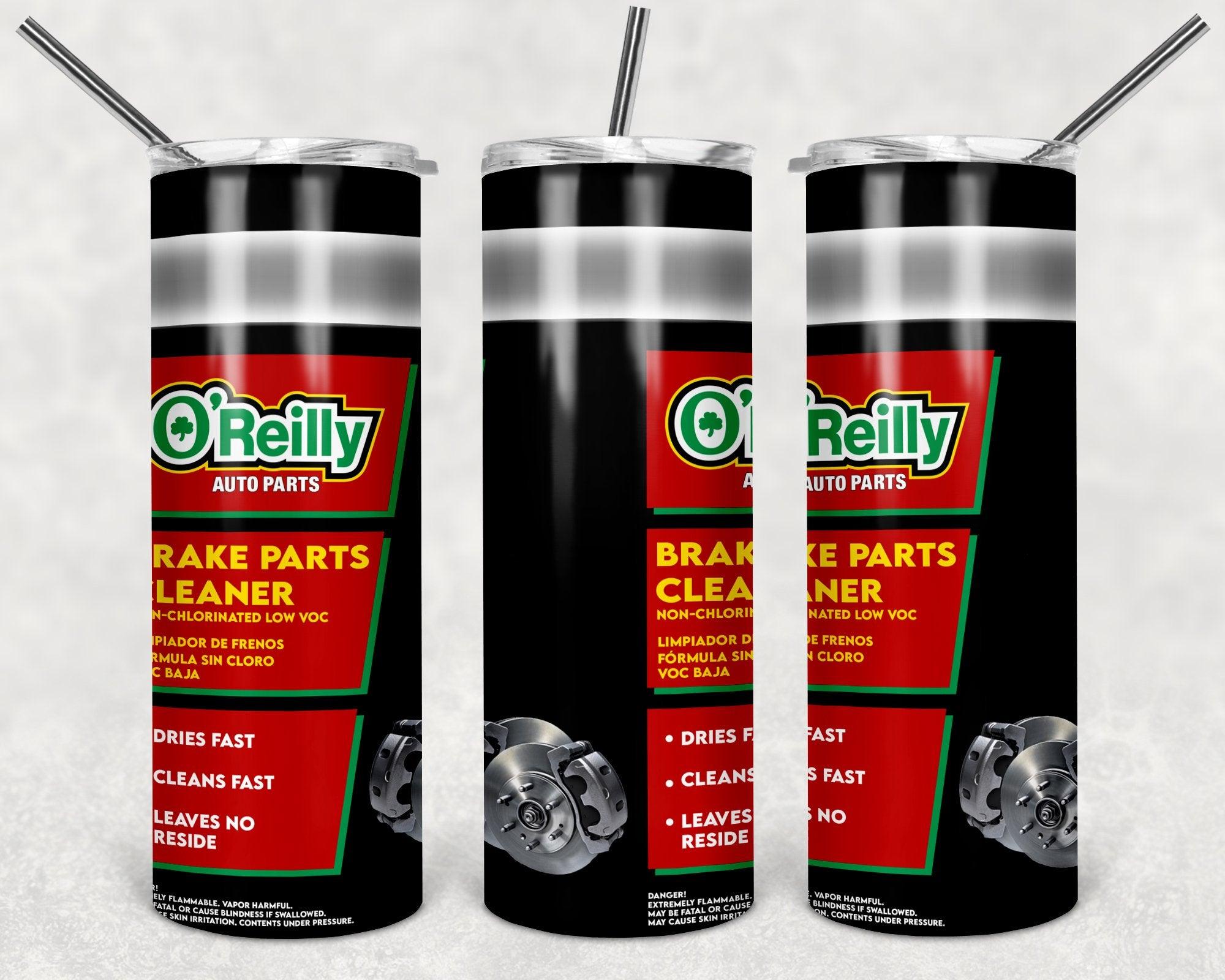 OReilly Brake Parts Cleaner Car Logo PNG, 20oz Skinny Tumbler Design, Sublimation Designs PNG File - TheDigitalSVG