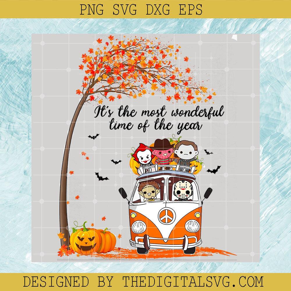 Horror Autumn Halloween PNG, Villains Horror PNG, It's The Most Wonderful Time Of The Year PNG - TheDigitalSVG