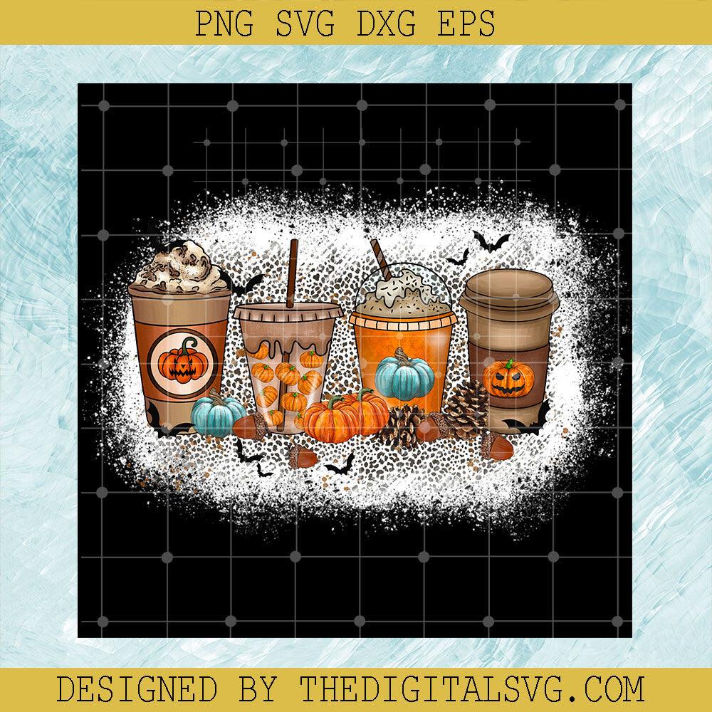 Fall Coffee Drink PNG, Autumn Sublimation Designs, Orange Pumpkin Latte PNG - TheDigitalSVG