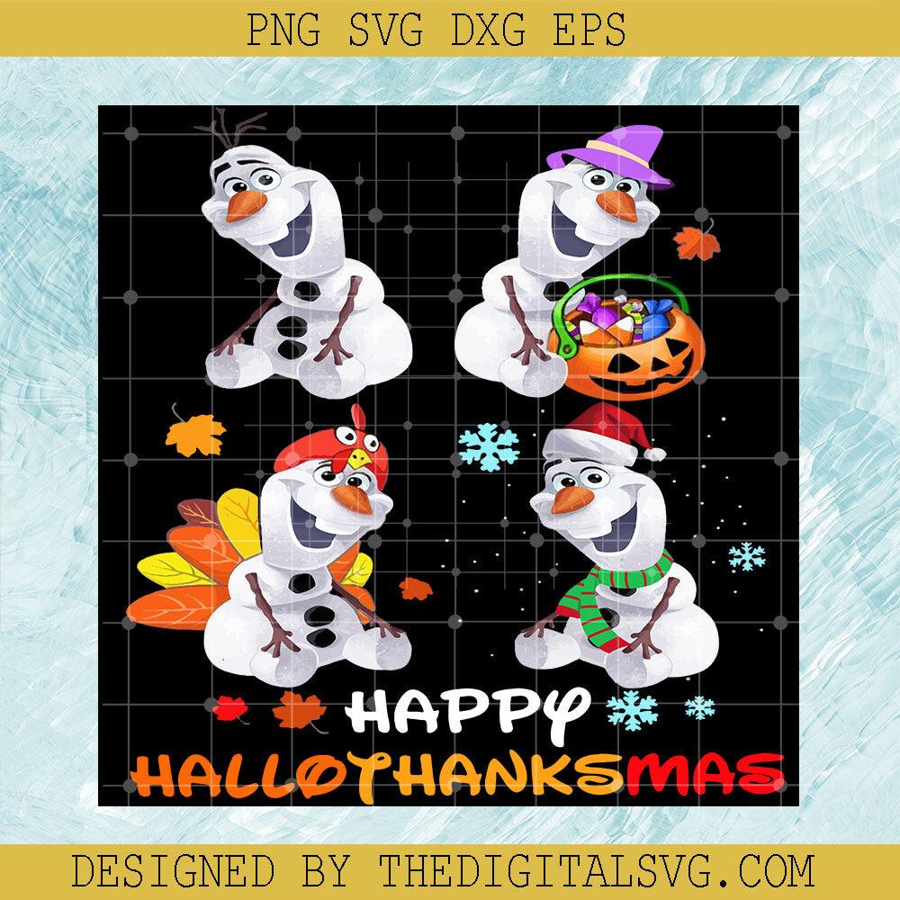 Happy HalloThanksmas PNG, Walt Disney Vacation Olaf Halloween PNG, Thanksgiving Christmas PNG - TheDigitalSVG