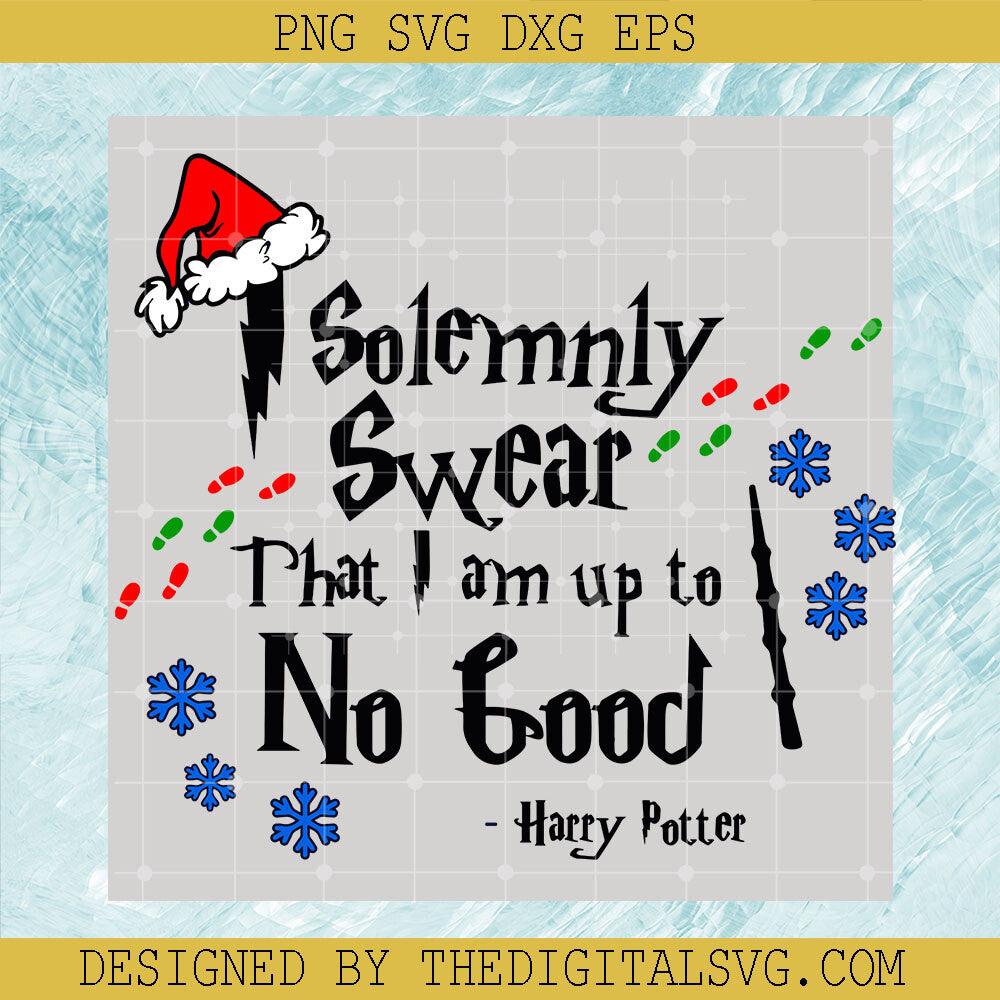 I Selemnly Swear That I Am Up To No Bood SVG, Harry Potter Christmas SVG, Hogwarts Santa Hat SVG - TheDigitalSVG