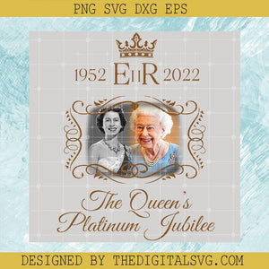 Queen Elizabeth Platinum Jubilee PNG, Elizabeth 1926-2022 PNG, 1952 Elizabeth II 2022 PNG - TheDigitalSVG