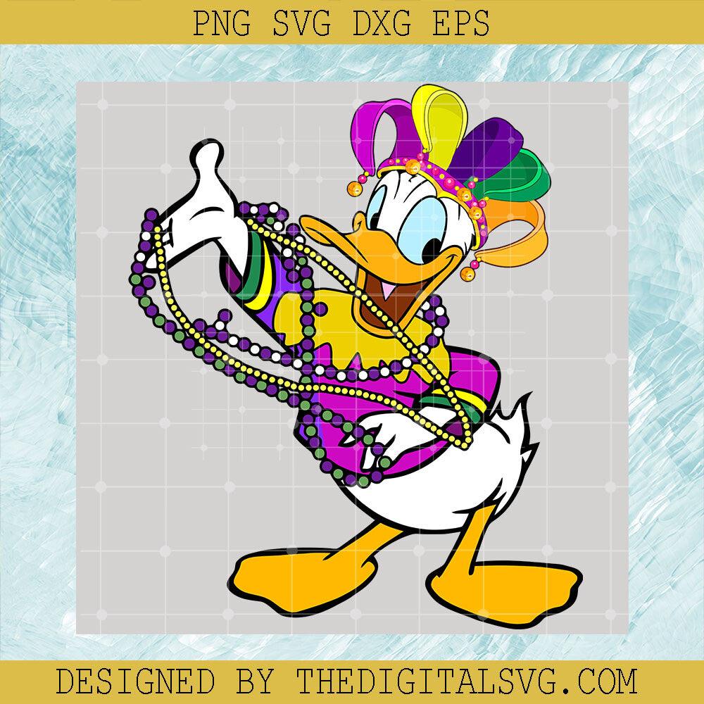 Donald Duck Mardi Graws Svg, Disney Matching Mardi Gras Svg, Happy Mardi Gras Svg - TheDigitalSVG