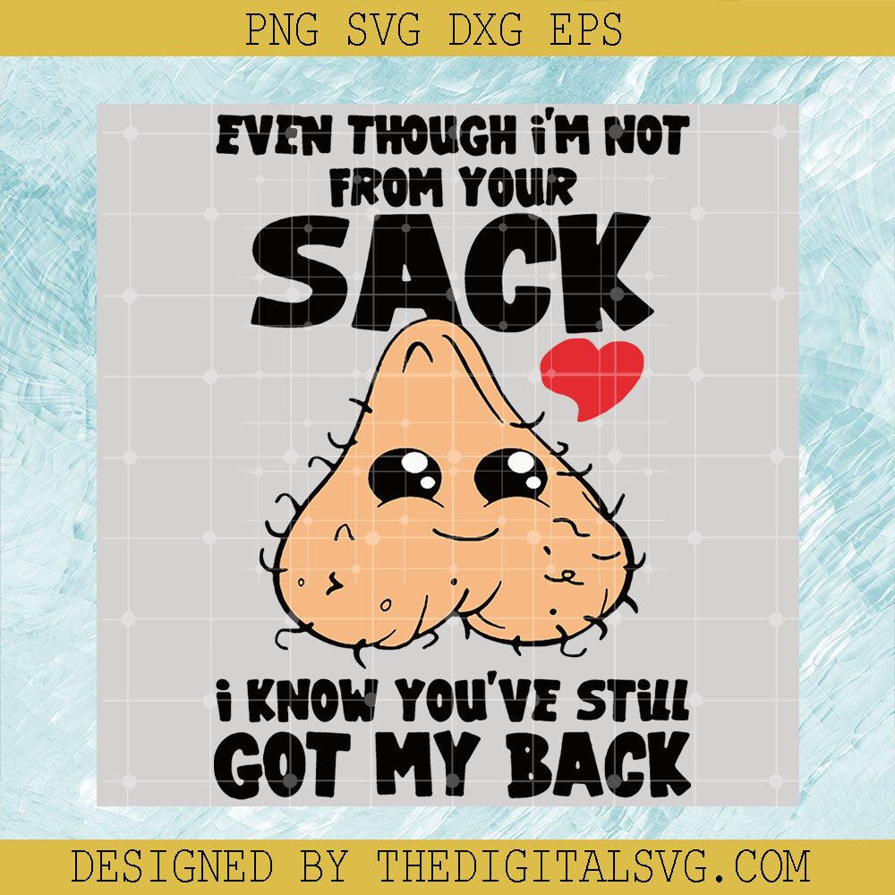 Eventhough I'm Not From Your Sack SVG, I Know You've Still Got My Back SVG, Valentine's Day SVG - TheDigitalSVG