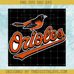 Baltimore Orioles SVG, Baseball Team SVG, MLB Sport SVG - TheDigitalSVG