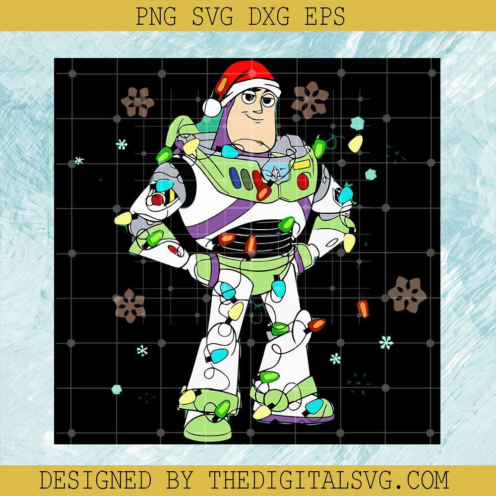 Buzz Lightyear Merry Christmas SVG, Toy Story Buzz Lightyear SVG, Funny Christmas SVG - TheDigitalSVG