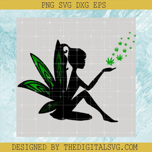 Cannabis fairy SVG, Weed SVG, Marijuana 420 SVG, Cannabis Weed Leaf SVG - TheDigitalSVG