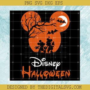 Disney Halloween Night SVG, Mouse Disney Halloween SVG, Mickey Mouse Halloween SVG - TheDigitalSVG