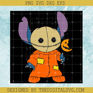 Halloween Masked Stitch SVG, Stitch Trick'r Treat Halloween SVG, Sittch Disney Halloween SVG - TheDigitalSVG