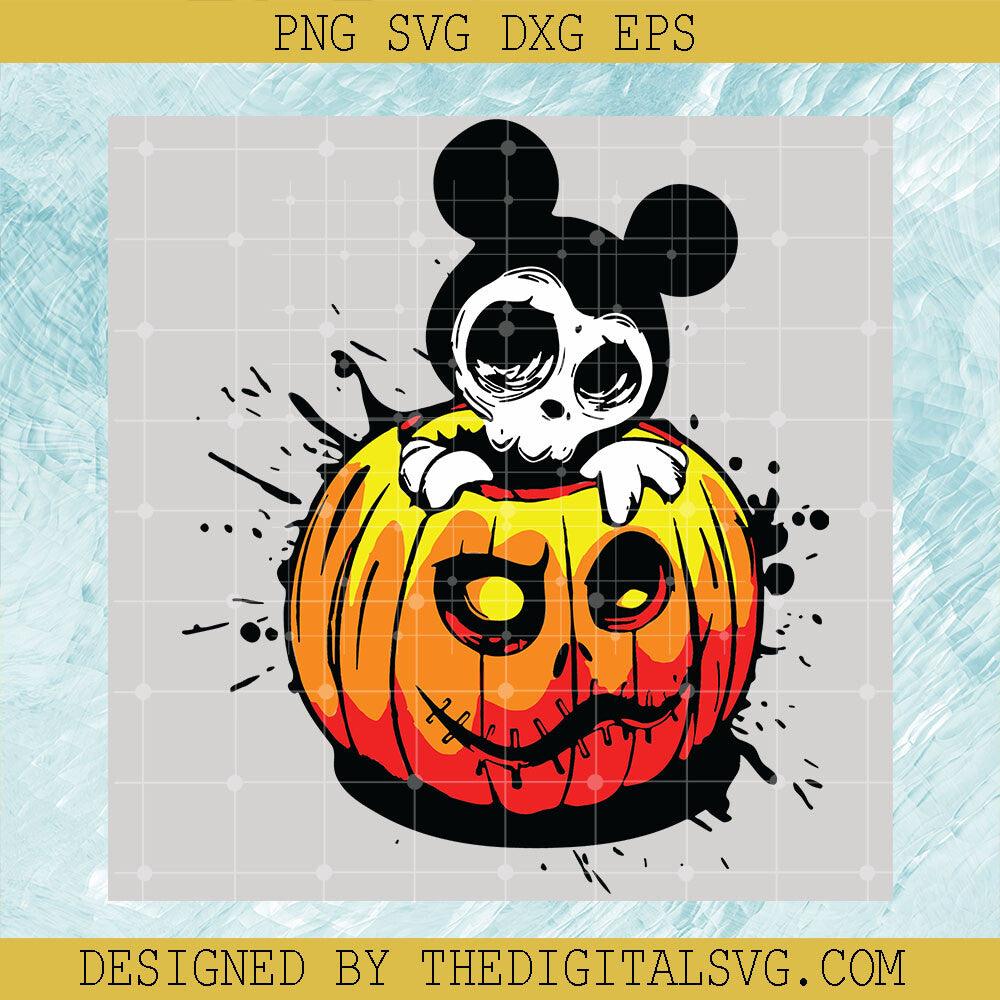 Mickey Pumpkin SVG, Halloween Disney SVG, Pumpkin Halloween SVG - TheDigitalSVG