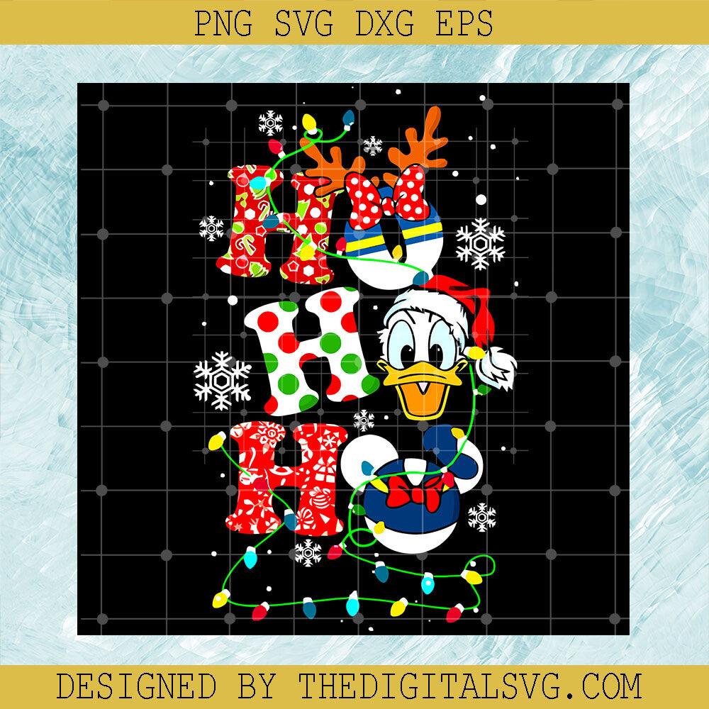 Ho Ho Ho Donald Duck SVG, Reindeer Christmas SVG, Donald Duck Christmas SVG - TheDigitalSVG