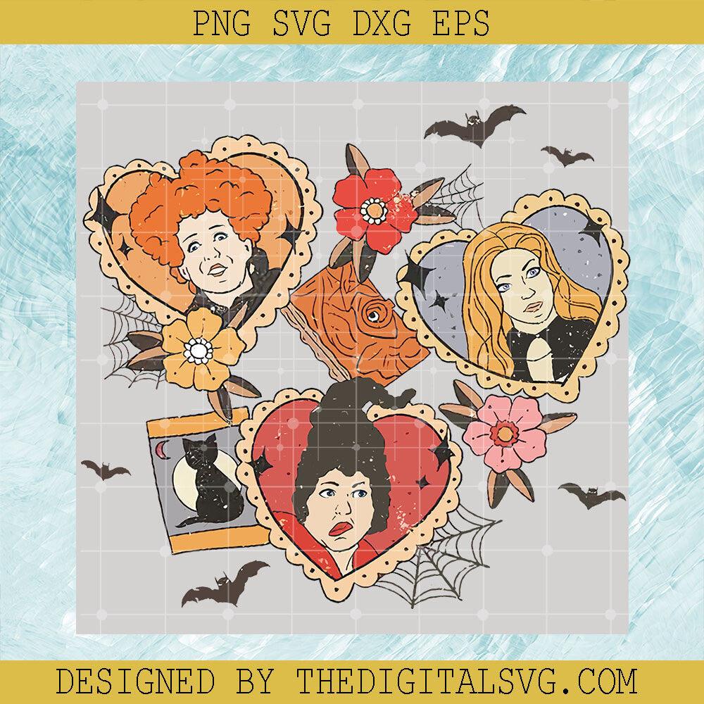Retro It's Just Bunch Of Hocus Pocus, Sanderson Sisters PNG, Disney Witch Scary Movies PNG - TheDigitalSVG