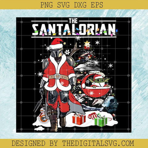 The Santalorian SVG, Star Wars Christmas SVG, Star Wars SVG - TheDigitalSVG