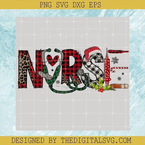 Christmas Svg, Nurse Christmas Svg, Needles Svg - TheDigitalSVG