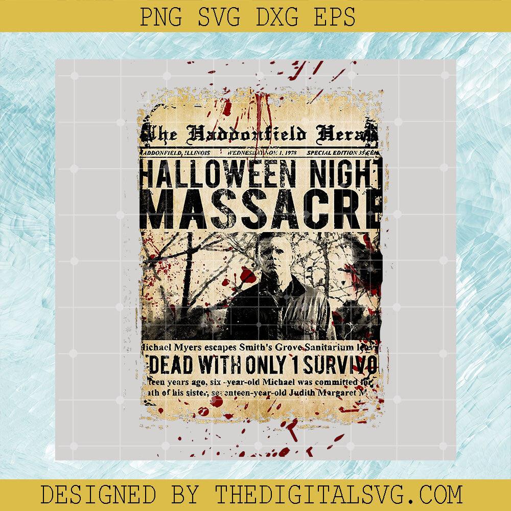 Halloween Night Massacre PNG, Michael Myers PNG, Halloween Sublimation PNG - TheDigitalSVG