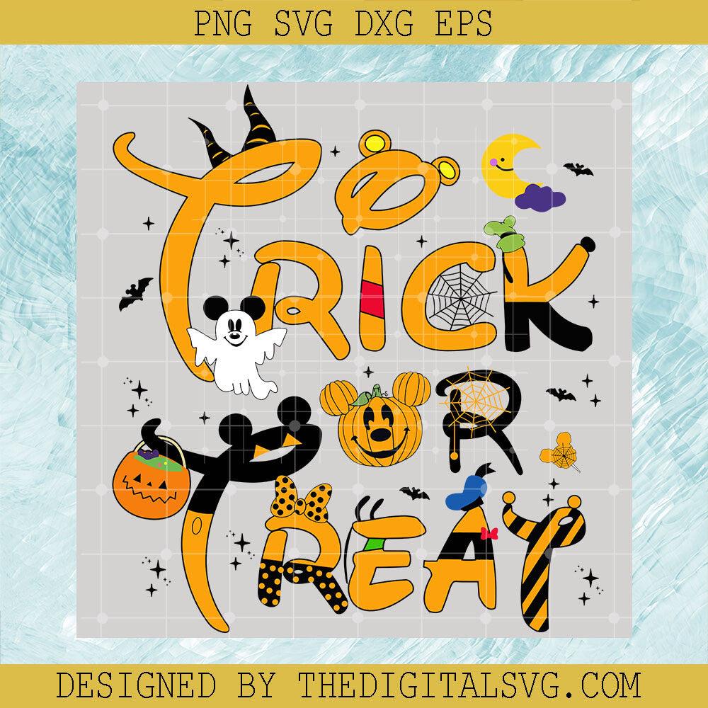 Halloween Trick Or Treat SVG, Character Trick Or Treat SVG, Disney Halloween Trip SVG - TheDigitalSVG