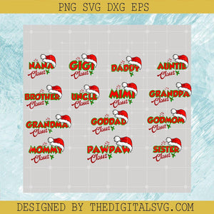 Christmas Claus Family SVG, Merry Christmas Santa Claus SVG, Personalized Christmas 2022 SVG - TheDigitalSVG