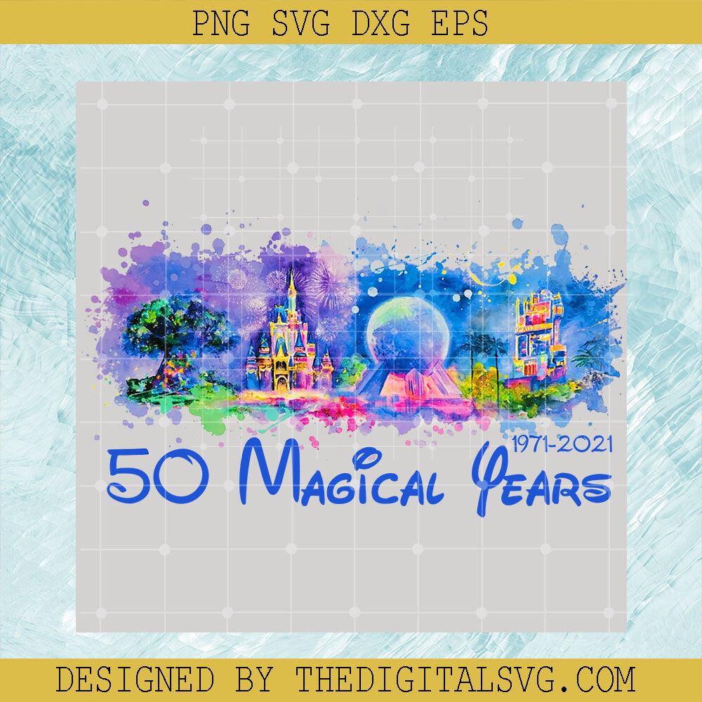 50th Anniversary Disney World PNG, Disneyland PNG, Walt Disney World PNG - TheDigitalSVG