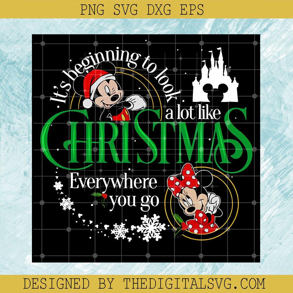 Disney Mickey Christmas Holiday PNG, Mickey Mouse PNG, Snow Castle PNG - TheDigitalSVG