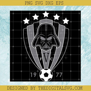 Star Wars Vader Soccer SVG, Mandalorian Soccer SVG, Logo Sport 1977 Soccer SVG - TheDigitalSVG