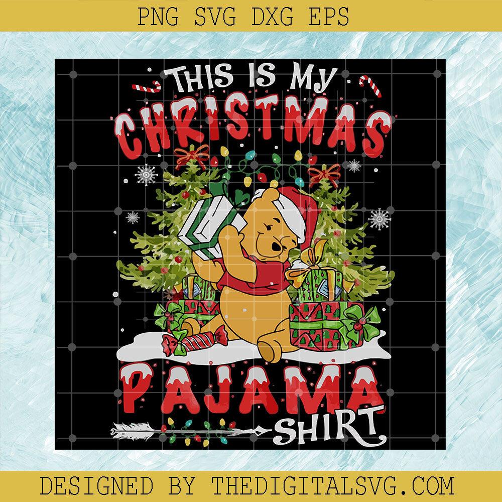 This Is My Christmas Pajama Pooh SVG, Disney Pajama Pooh SVG, Pooh Christmas SVG - TheDigitalSVG