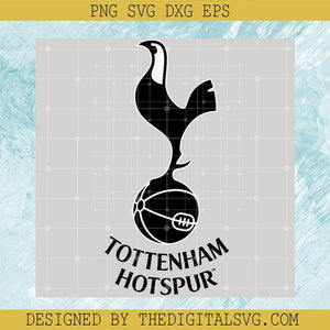 Tottenham Hotspur Logo Black SVG, Sport Logo Svg Cricut Files, Tootenham Hotspur SVG - TheDigitalSVG