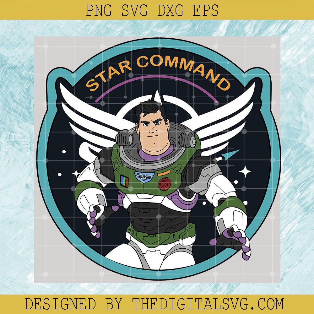 Lightyear SVG, Buzz Star Logo SVG, Star Command SVG - TheDigitalSVG