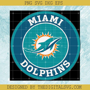 Miami Dolphins SVG, Dolphins Logo SVG, Miami Dolphins Helmet SVG - TheDigitalSVG