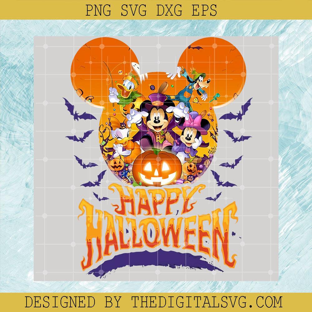 Mickey Family Happy Halloween PNG, Halloween Party PNG, Mickey Family PNG - TheDigitalSVG