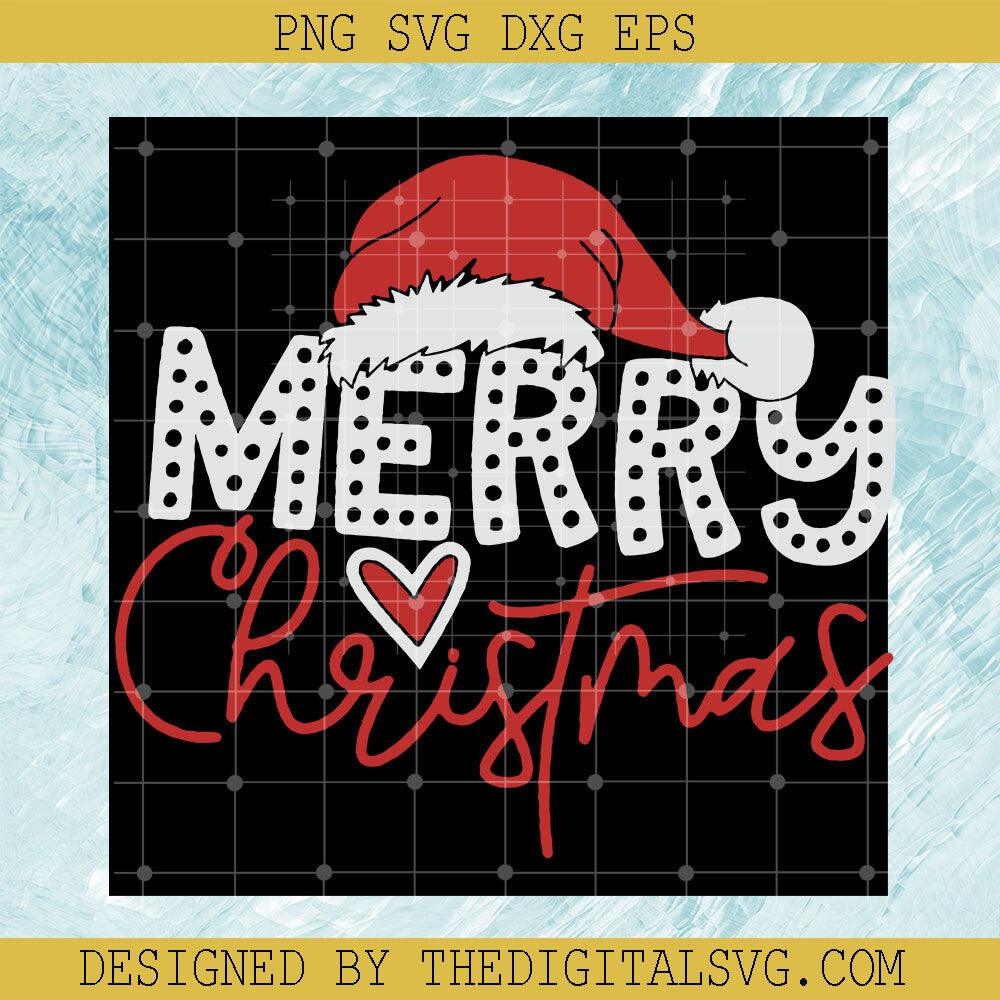 Santa Hat Merry Christmas SVG, Christmas Santa Hat SVG, Christmas Day SVG - TheDigitalSVG