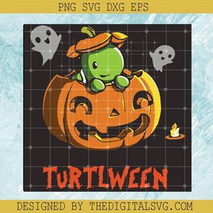 Turtlween Halloween SVG, Pumpkin Turtle SVG, Pumpkin Halloween SVG - TheDigitalSVG