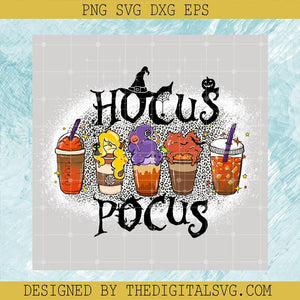 Hocus Pocus Coffee Leopard PNG, Hocus Pocus Witch PNG, Halloween Hocus Pocus PNG - TheDigitalSVG
