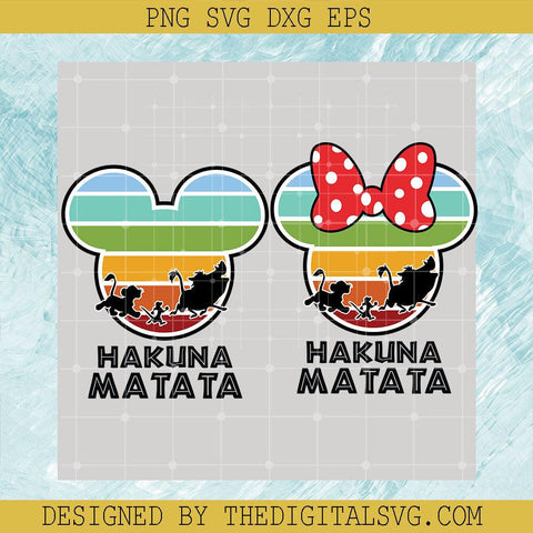 Disney Hakuna Matata SVG, Disney Family Trip SVG, Animal Kingdom SVG, Lion King SVG - TheDigitalSVG