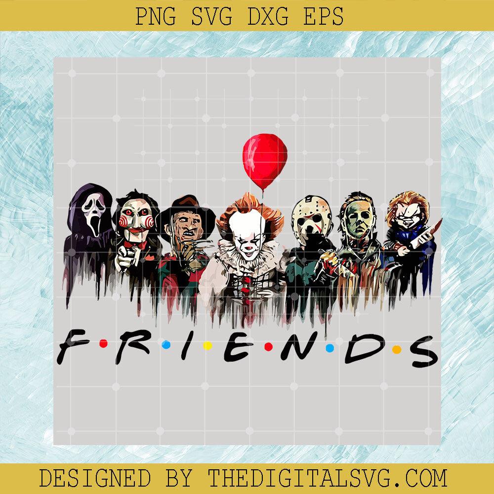 Friends Logo SVG, Horror Thriller SVG, Friends Halloween SVG - TheDigitalSVG
