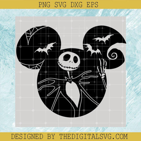 Disney Jack Christmas SVG, The Nightmare Before Christmas SVG, Jack Disney SVG - TheDigitalSVG