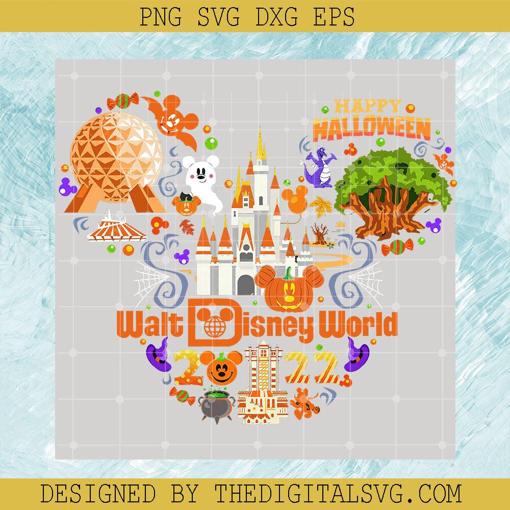 Happy Halloween Walt Disney World PNG, Walt Disney World 2022 Halloween PNG, Mickey Head Halloween PNG - TheDigitalSVG